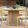 Gallery Direct Rialto Acacia Round 4 Seater Dining Table