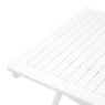 Gallery Direct Lindos Acacia White Folding Dining Set Gallery Direct Lindos Acacia White Folding Dining Set