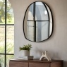 Gallery Direct Holworth Pebble Mirror Black 700x900mm Gallery Direct Holworth Pebble Mirror Black 700x900mm
