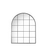 Gallery Direct Hampstead Arch Mirror Black 760x950mm Gallery Direct Hampstead Arch Mirror Black 760x950mm