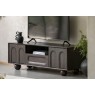 Gallery Direct Arc Walnut Mango Wood Media TV Unit Gallery Direct Arc Walnut Mango Wood Media TV Unit