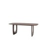 Gallery Direct Arc Walnut Mango Wood 200cm Dining Table