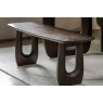 Gallery Direct Arc Walnut Mango Wood 120cm Dining Bench