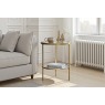 Gallery Direct Hudson Champagne Side Table
