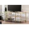 Gallery Direct Hudson Champagne Media TV Unit Gallery Direct Hudson Champagne Media TV Unit