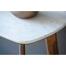 Gallery Direct Barcelona Dark Wood Console Table with Marble Top Gallery Direct Barcelona Dark Wood Console Table with Marble Top