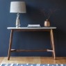Gallery Direct Barcelona Dark Wood Console Table with Marble Top Gallery Direct Barcelona Dark Wood Console Table with Marble Top