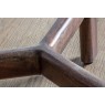 Gallery Direct Barcelona Dark Wood Side Table with Marble Top Gallery Direct Barcelona Dark Wood Side Table with Marble Top
