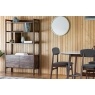 Gallery Direct Barcelona Dark Wood Display Unit with Marble Insert Gallery Direct Barcelona Dark Wood Display Unit with Marble Insert