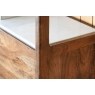 Gallery Direct Barcelona Dark Wood Display Unit with Marble Insert Gallery Direct Barcelona Dark Wood Display Unit with Marble Insert