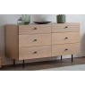Gallery Direct Okayama Oak 6 Drawer Chest of Drawers Gallery Direct Okayama Oak 6 Drawer Chest of Drawers