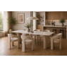 Reed Mango Wood & Marble Dining Table Reed Mango Wood & Marble Dining Table