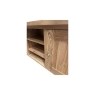 Largo Rustic Solid Oak Large TV Unit with Wood Doors Largo Rustic Solid Oak Large TV Unit with Wood Doors