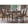 Gallery Direct Artisan Limewash Oak Extending Round Dining Table Set & 6 Chairs