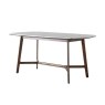 Gallery Direct Barcelona Dark Wood Dining Table Set with Marble Top & 4 Chairs Gallery Direct Barcelona Dark Wood Dining Table Set with Marble Top & 4 Chairs