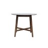 Gallery Direct Barcelona Dark Wood Round Dining Table Set with Marble Top & 4 Chairs Gallery Direct Barcelona Dark Wood Round Dining Table Set with Marble Top & 4 Chairs