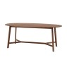 Gallery Direct Madrid Walnut Oval Dining Table Set & x4 Dining Chairs Gallery Direct Madrid Walnut Oval Dining Table Set & x4 Dining Chairs