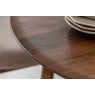 Gallery Direct Madrid Walnut Round Dining Table Set & x4 Dining Chairs Gallery Direct Madrid Walnut Round Dining Table Set & x4 Dining Chairs