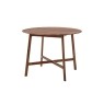 Gallery Direct Madrid Walnut Round Dining Table Set & x4 Dining Chairs Gallery Direct Madrid Walnut Round Dining Table Set & x4 Dining Chairs