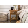 Tewkesbury Smoked Oak Bedside Table
