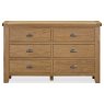 Tewkesbury Smoked Oak 6 Drawer Chest of Drawers