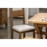 Tewkesbury Smoked Oak Upholstered Slat Back Dining Chair (Pair) Tewkesbury Smoked Oak Upholstered Slat Back Dining Chair (Pair)