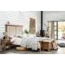 Tewkesbury Smoked Oak Upholstered Hall Bench Tewkesbury Smoked Oak Upholstered Hall Bench