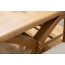 Tewkesbury Smoked Oak Cross-Leg 200-250cm Ext Dining Table Set with x4 Cross Back Chairs Tewkesbury Smoked Oak Cross-Leg 200-250cm Ext Dining Table Set with x4 Cross Back Chairs