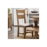 Tewkesbury Smoked Oak Cross-Leg 200-250cm Ext Dining Table Set with x4 Slat Back Chairs Tewkesbury Smoked Oak Cross-Leg 200-250cm Ext Dining Table Set with x4 Slat Back Chairs
