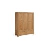 Bergen Oak Triple Wardrobe Bergen Oak Triple Wardrobe