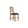 Bergen Oak Dining Chair with Victoria Steel Seat (Pair) Bergen Oak Dining Chair with Victoria Steel Seat (Pair)