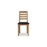 Bergen Oak Dining Chair with Victoria Steel Seat (Pair) Bergen Oak Dining Chair with Victoria Steel Seat (Pair)