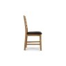 Bergen Oak Dining Chair with Brown PU Seat (Pair) Bergen Oak Dining Chair with Brown PU Seat (Pair)
