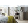Bordeaux Painted Cotton Double Pedestral Dressing Table Bordeaux Painted Cotton Double Pedestral Dressing Table