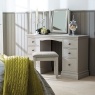 Bordeaux Painted Cotton Double Pedestral Dressing Table Bordeaux Painted Cotton Double Pedestral Dressing Table