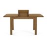 Salisbury Waxed Premium Oak Compact Ext Dining Table Set + 4 Slat Back PU Chairs Salisbury Waxed Premium Oak Compact Ext Dining Table Set + 4 Slat Back PU Chairs