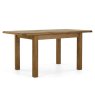 Salisbury Waxed Premium Oak Compact Ext Dining Table Set + 6 Slat Back PU Chairs Salisbury Waxed Premium Oak Compact Ext Dining Table Set + 6 Slat Back PU Chairs