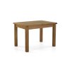 Salisbury Waxed Premium Oak Compact Ext Dining Table Set + 6 Slat Back PU Chairs Salisbury Waxed Premium Oak Compact Ext Dining Table Set + 6 Slat Back PU Chairs