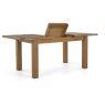 Salisbury Waxed Premium Oak Small Ext Dining Table Set + 4 Slat Back PU Chairs Salisbury Waxed Premium Oak Small Ext Dining Table Set + 4 Slat Back PU Chairs