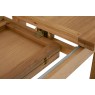 Salisbury Waxed Premium Oak Small Ext Dining Table Set + 4 Slat Back PU Chairs Salisbury Waxed Premium Oak Small Ext Dining Table Set + 4 Slat Back PU Chairs