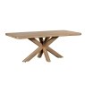 Flynn Natural Oak 240cm Star Base Dining Table Set Inc 220cm Bench & 4 Spencer Chairs Flynn Natural Oak 240cm Star Base Dining Table Set Inc 220cm Bench & 4 Spencer Chairs