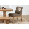 Alfie Relaxed PU Leather Dining Chair in Taupe (Pair) Alfie Relaxed PU Leather Dining Chair in Taupe (Pair)