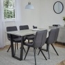 Brooklyn Grey Oak 140cm Fixed Dining Table Brooklyn Grey Oak 140cm Fixed Dining Table