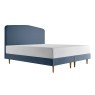 TEMPUR Form Spring Static Bed with Geometric Box Headboard TEMPUR Form Spring Static Bed with Geometric Box Headboard