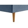 TEMPUR Form Spring Static Bed with Geometric Box Headboard TEMPUR Form Spring Static Bed with Geometric Box Headboard