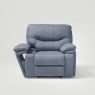 Quantum Cinematic Power Recliner Armchair with Headrest and iTable Arm Quantum Cinematic Power Recliner Armchair with Headrest and iTable Arm