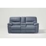 Quantum Cinematic 2 Seater Power Recliner Sofa with Headrest and iTable Console