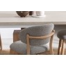 Arlo Natural Oak 160-200cm Ext Travertine Ceramic Dining Table Set with Leo Chairs Arlo Natural Oak 160-200cm Ext Travertine Ceramic Dining Table Set with Leo Chairs