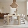 Ida Travertine Stone 150cm Dining Table Set with 4 Georgia Chairs Ida Travertine Stone 150cm Dining Table Set with 4 Georgia Chairs