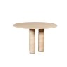 Ida Travertine Stone 120cm Round Dining Table Set with 4 Georgia Chairs Ida Travertine Stone 120cm Round Dining Table Set with 4 Georgia Chairs